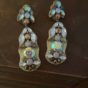 Jcrew crystal earrings